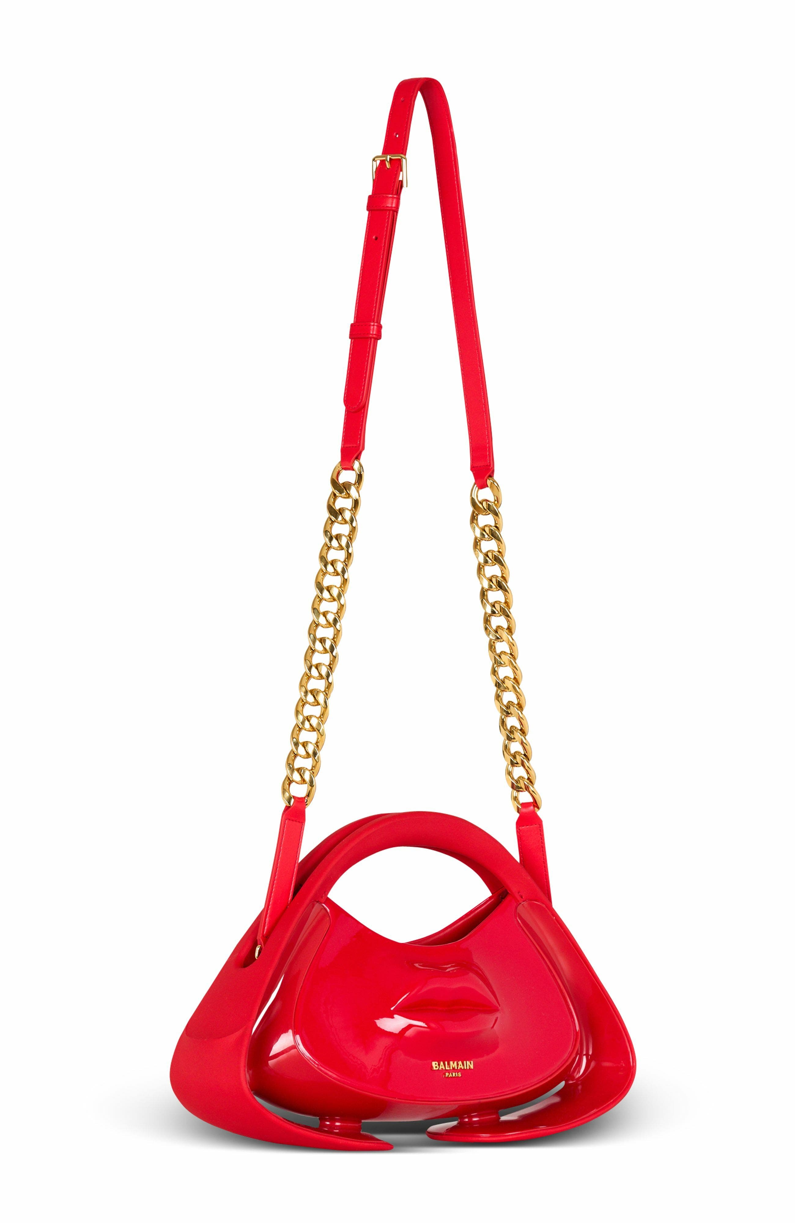 Balmain Medium Jolie Madame Bag With Raised Mouth Detail, Alternate, color, 