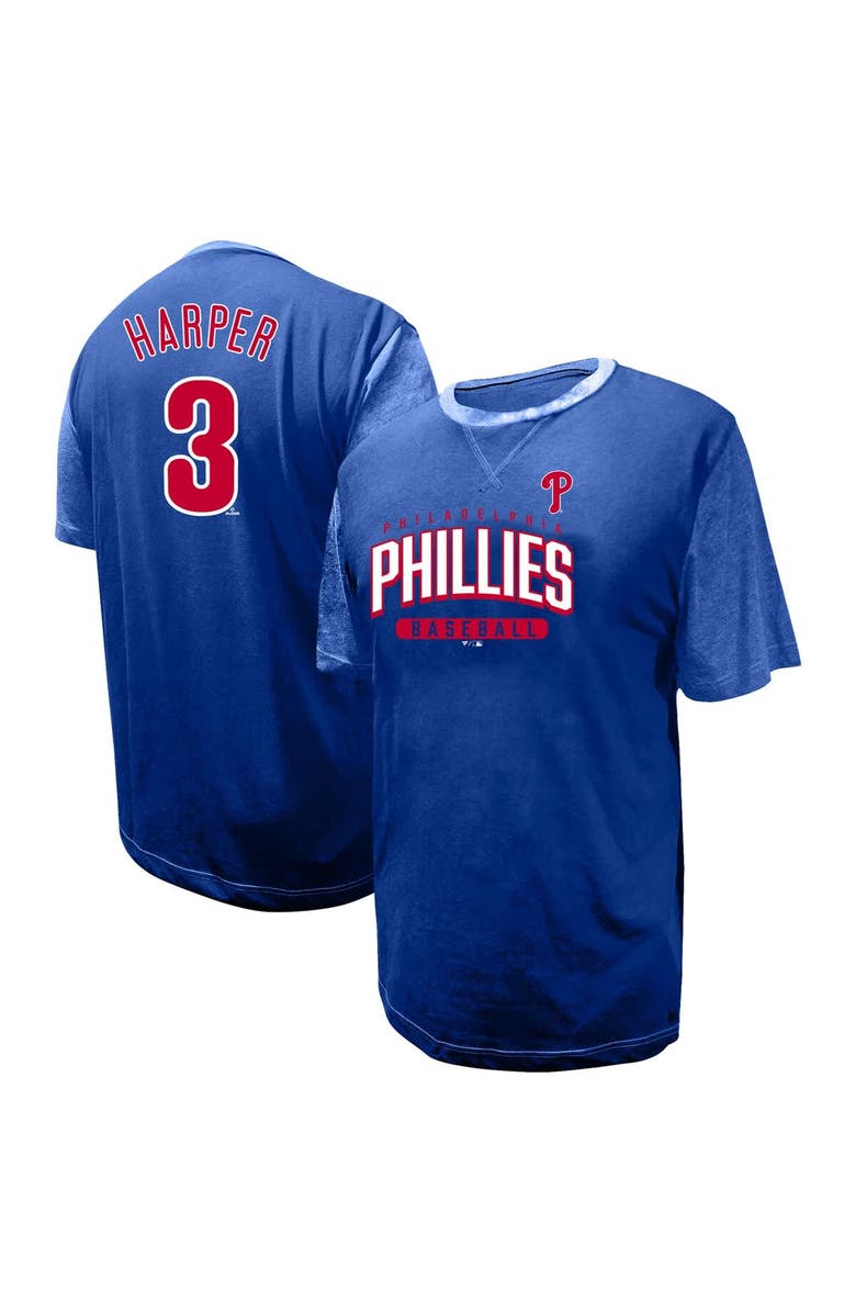 PROFILE Men's Profile Bryce Harper Royal Philadelphia Phillies Big & Tall Name & Number T-Shirt, Main, color, Royal