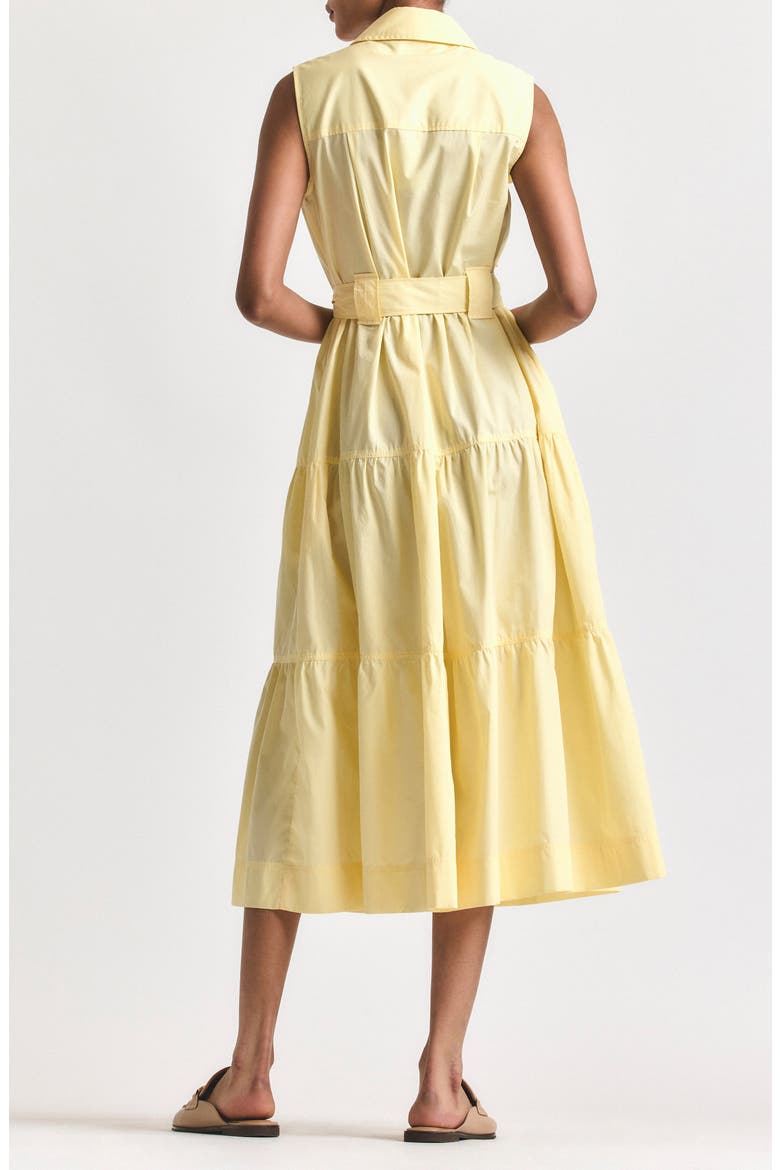 Florence Sleeveless Shirtdress, Alternate, color, BUTTERCUP