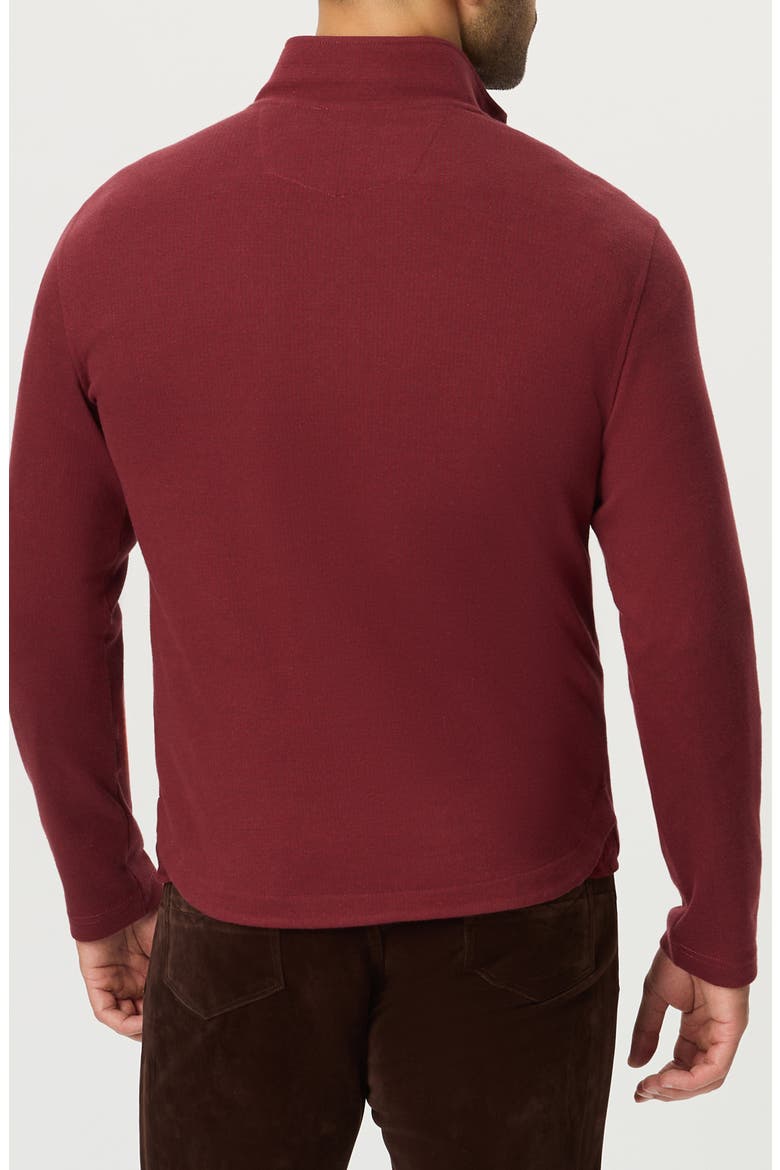 Tanswell Long Sleeve Quarter Zip Knit Top, Alternate, color, BURGUNDY