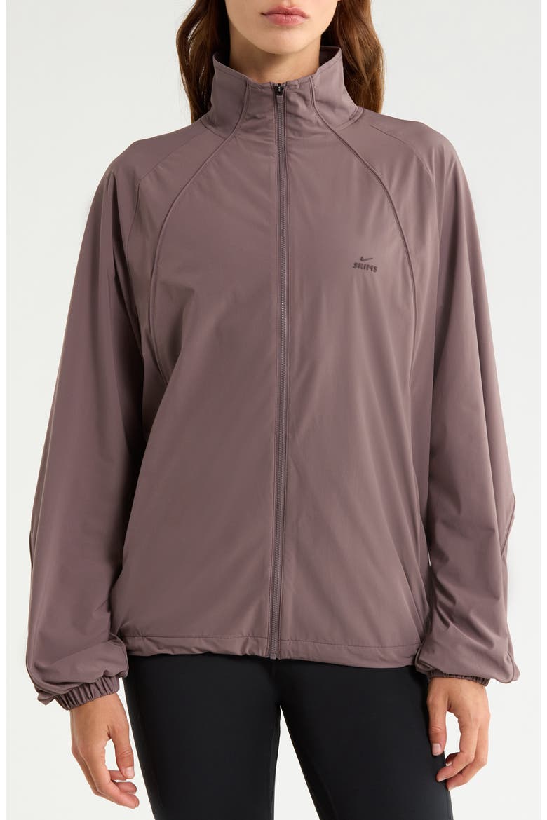 NikeSKIMS Oversize Stretch Nylon Jacket (Women) | Nordstrom