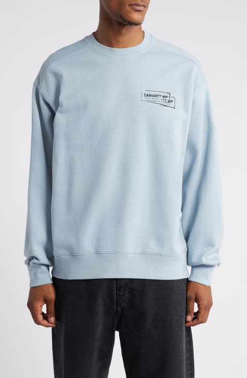 Stamp Loose Fit Graphic Sweatshirt