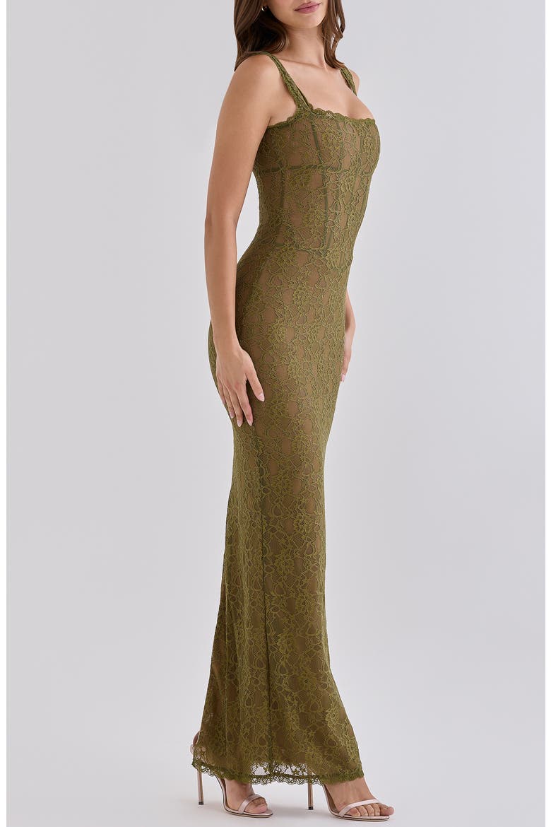 Aureliana Lace Gown, Alternate, color, LIME GREEN