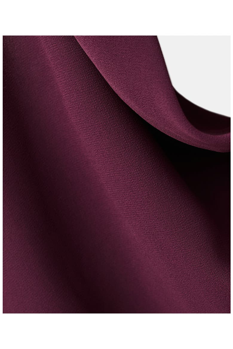 Cowl Neck Sleeveless Top, Alternate, color, MAROON