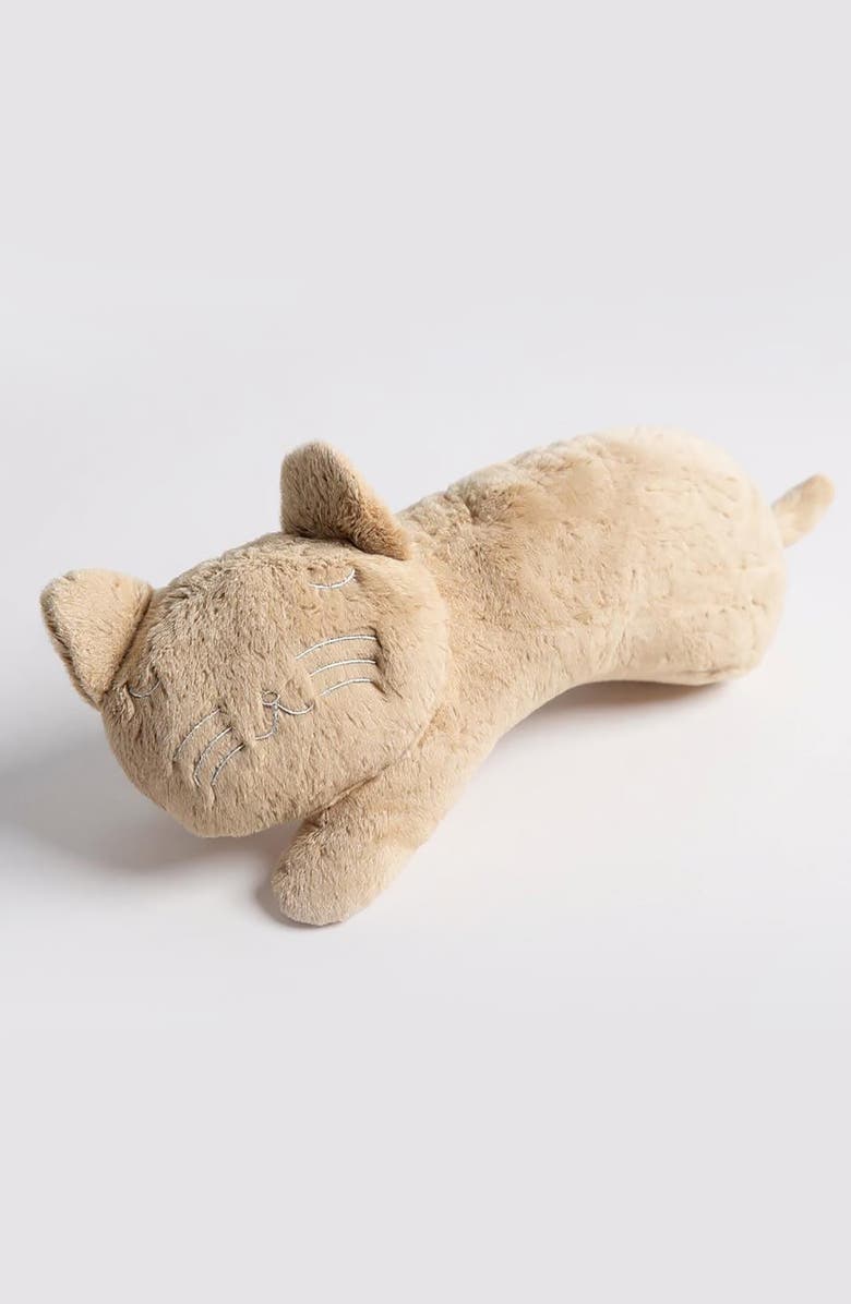 STUDIOCHIC Kids' Cat Sleeping Neck Pillow, Alternate, color, Grey