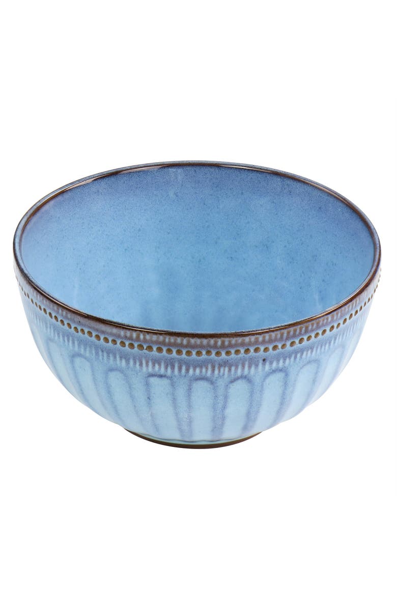 Mendocino 16 Piece Stoneware Dinnerware Set, Alternate, color, Blue