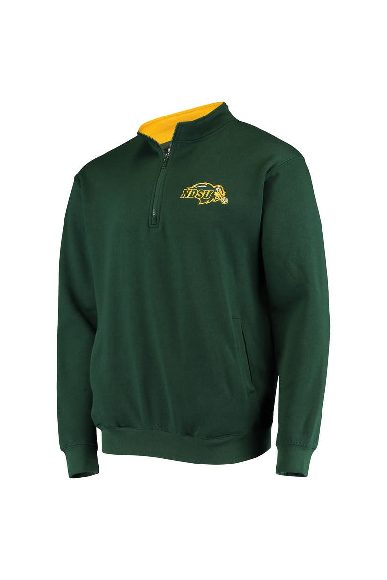 Men's Colosseum Green NDSU Bison Tortugas Logo Quarter-Zip Jacket, Alternate, color, Green