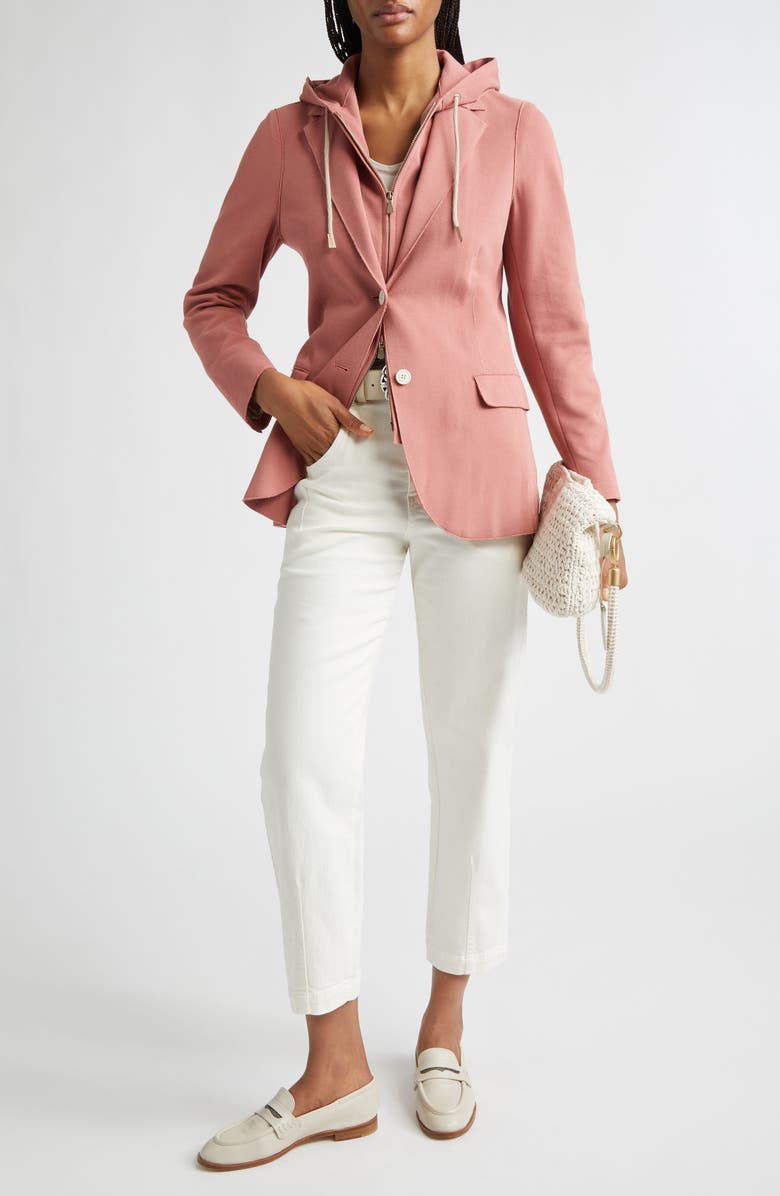 Eleventy Straight Leg Bull Pants, Alternate, color, White