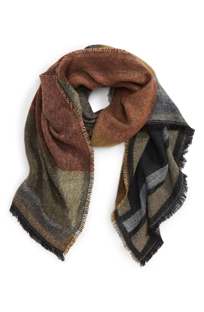 BP. Geo Colorblock Scarf, Main, color, 