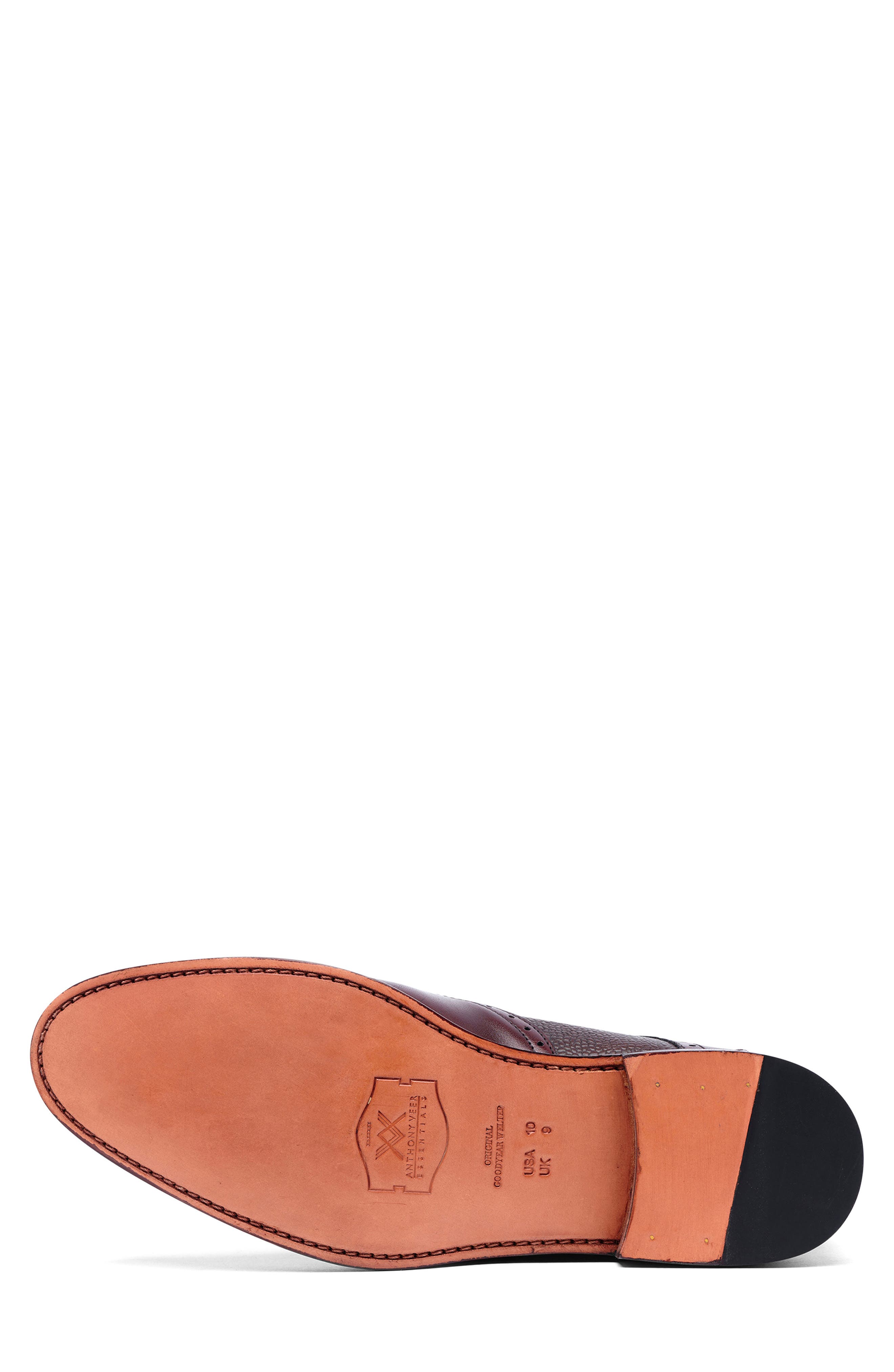 Anthony Veer Roosevelt II Single Monk Shoe, Alternate, color, Oxblood