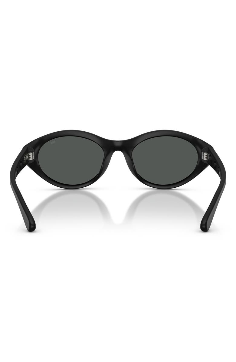 DIESEL<sup>®</sup> 53mm Oval Sunglasses, Alternate, color, Matte Black/ Dark Grey