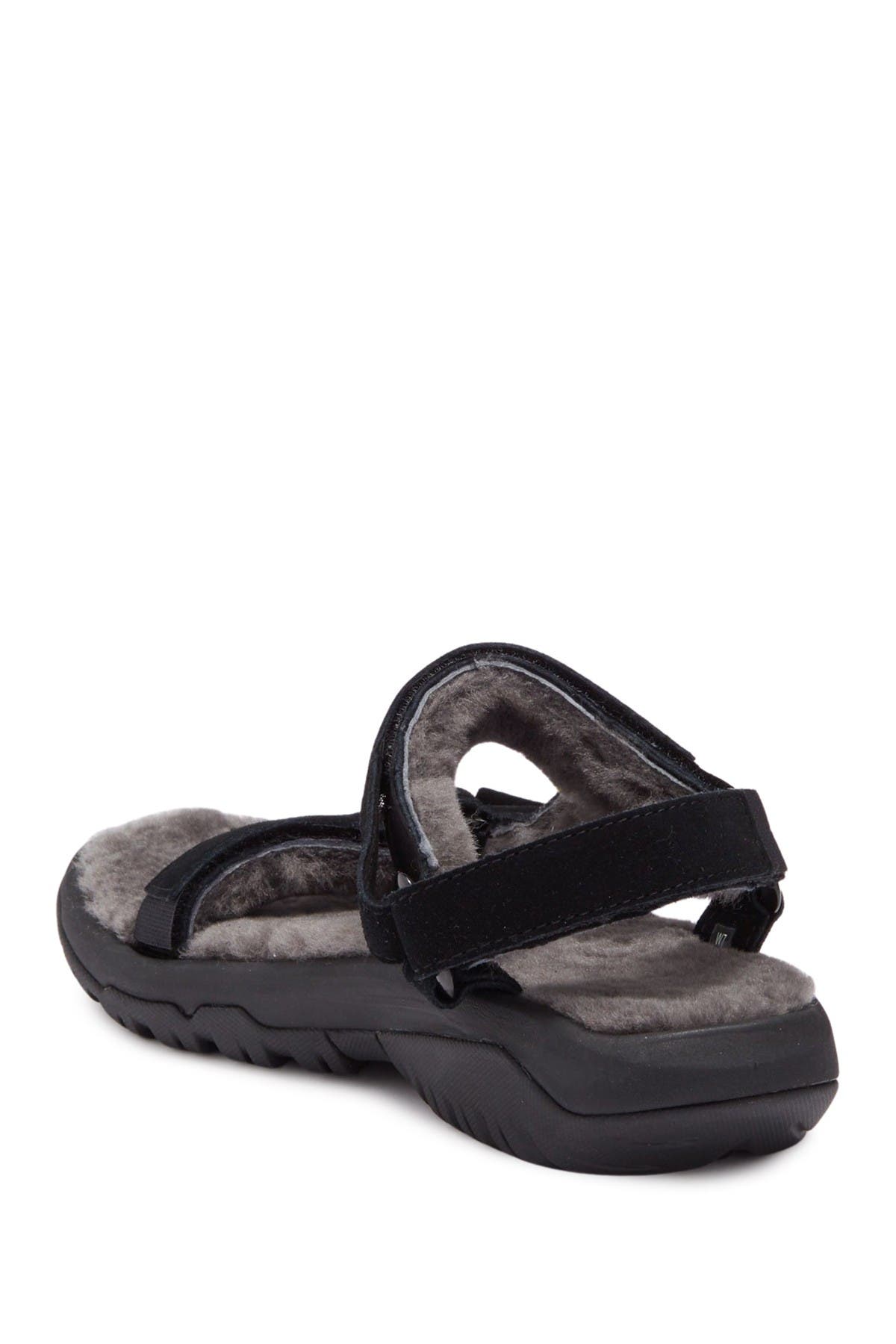 Teva Hurricane Genuine Shearling Lined Sandal, Alternate, color, 