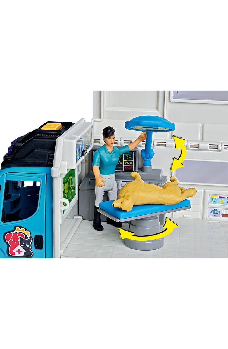 Dickie Toys HK Ltd Light & Sound Iveco Animal Rescue Playset, Alternate, color, 