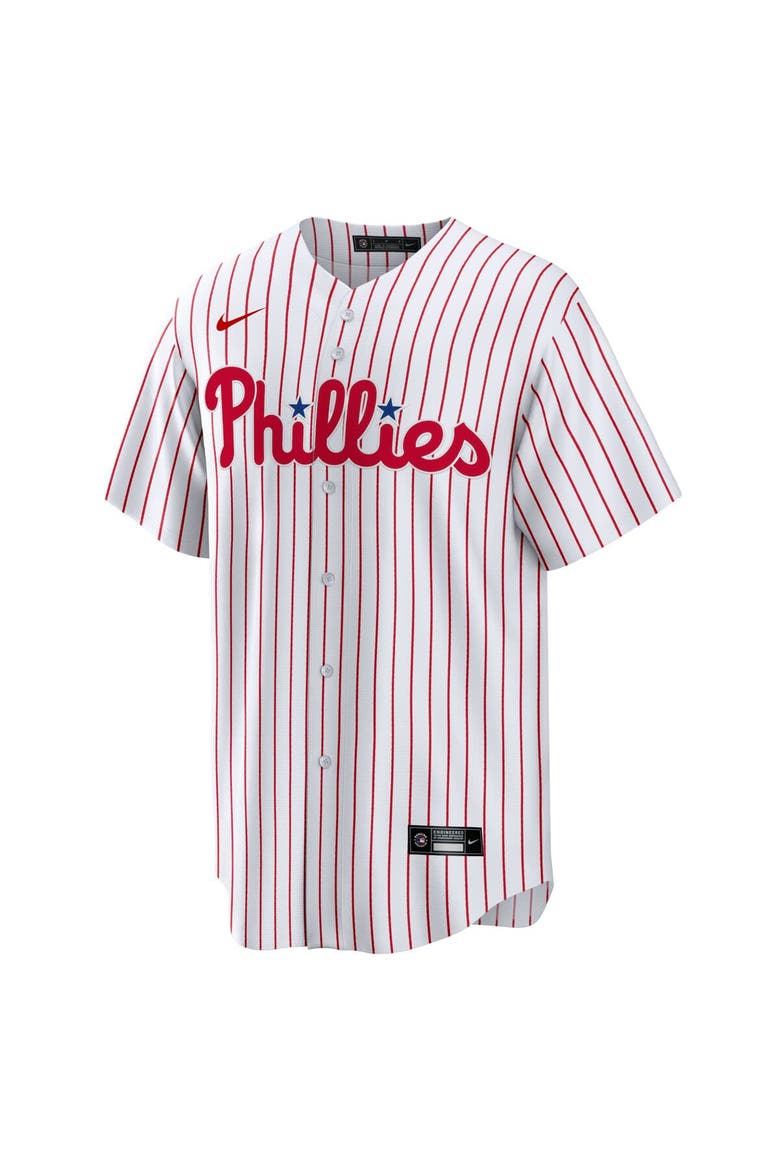 Men's Nike Kyle Schwarber White Philadelphia Phillies Replica Player Jersey, Alternate, color, White