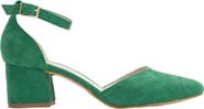 Forever & Always Shoes Marcelle Low Block Heel Pumps