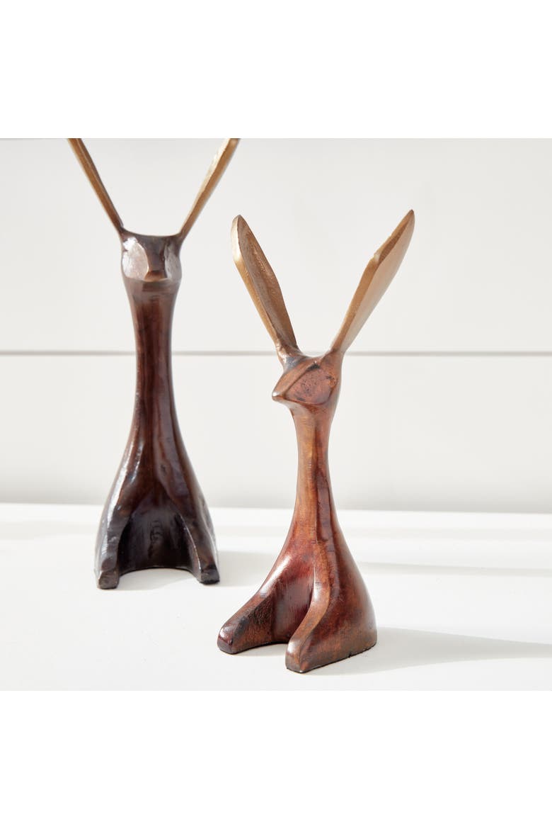 Jackrabbits Set of 2, Alternate, color, Brown