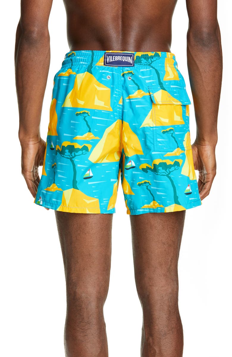 Vilebrequin Capri Swim Trunks, Alternate, color, 