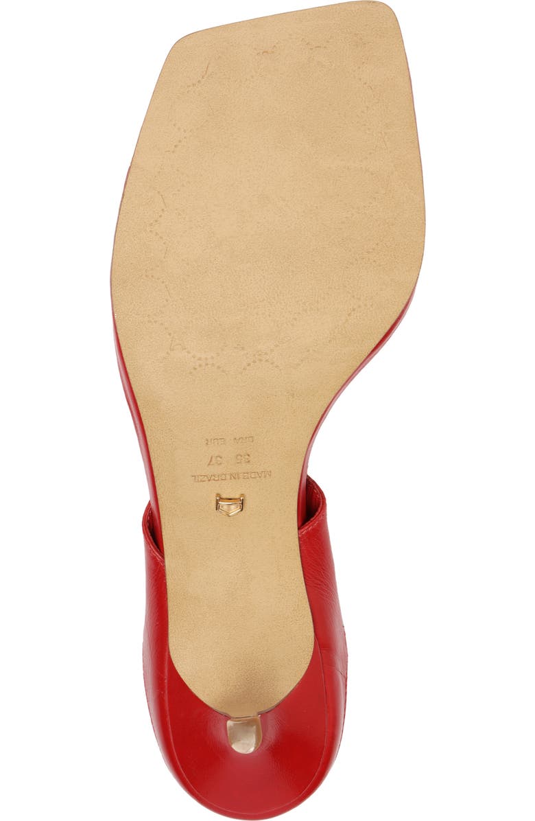 Arezzo Gia Mid Flip Flop, Alternate, color, Royal Red