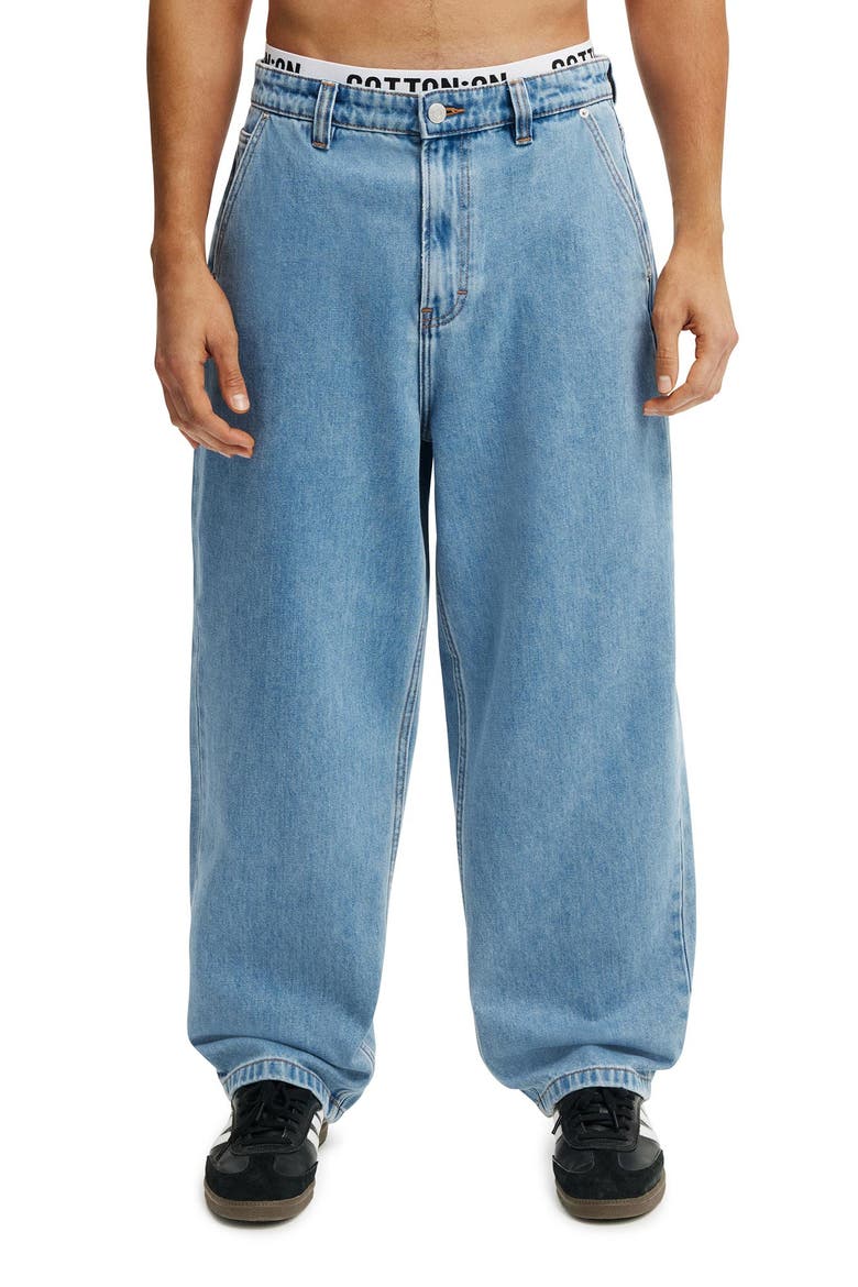 Men's Baggy Skater Jean, Main, color, Verve Blue