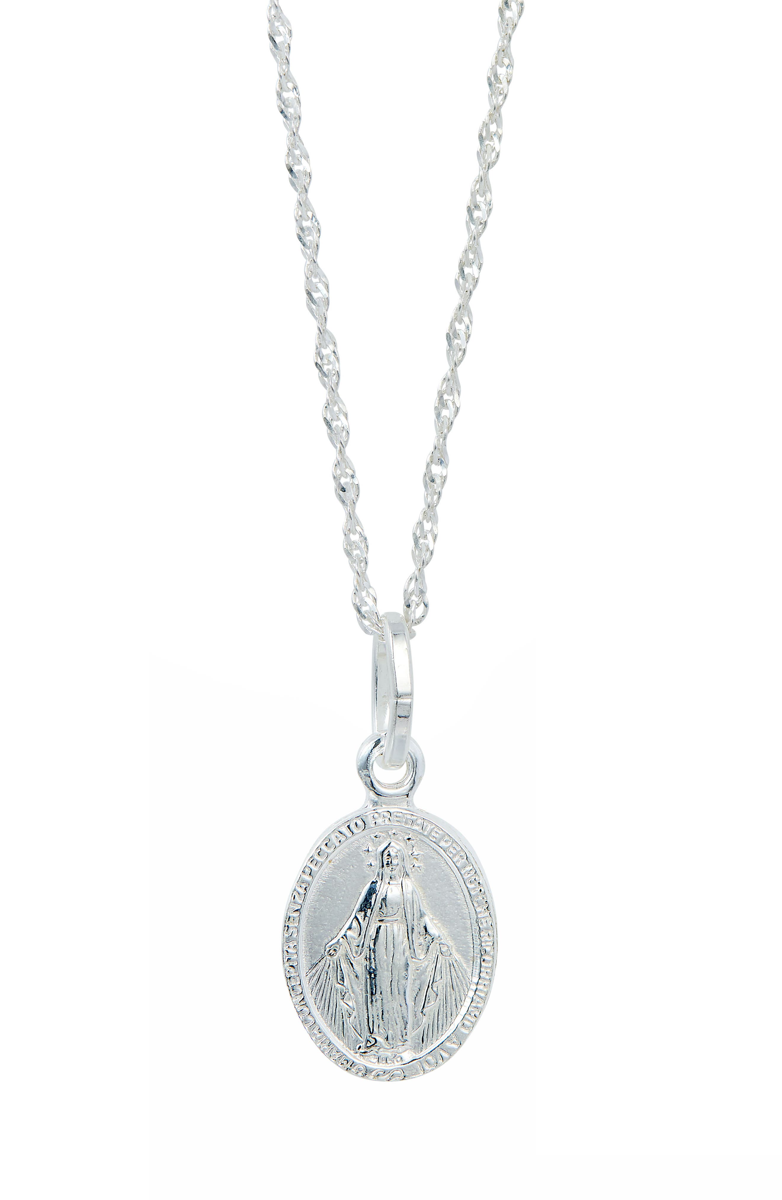 SAVVY CIE JEWELS Miraculous Virgin Mary Pendant Necklace