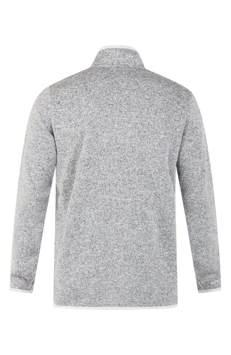 Hurley Mesa Ridgeline Quarter Zip Fleece Sweatshirt, Alternate, color, 