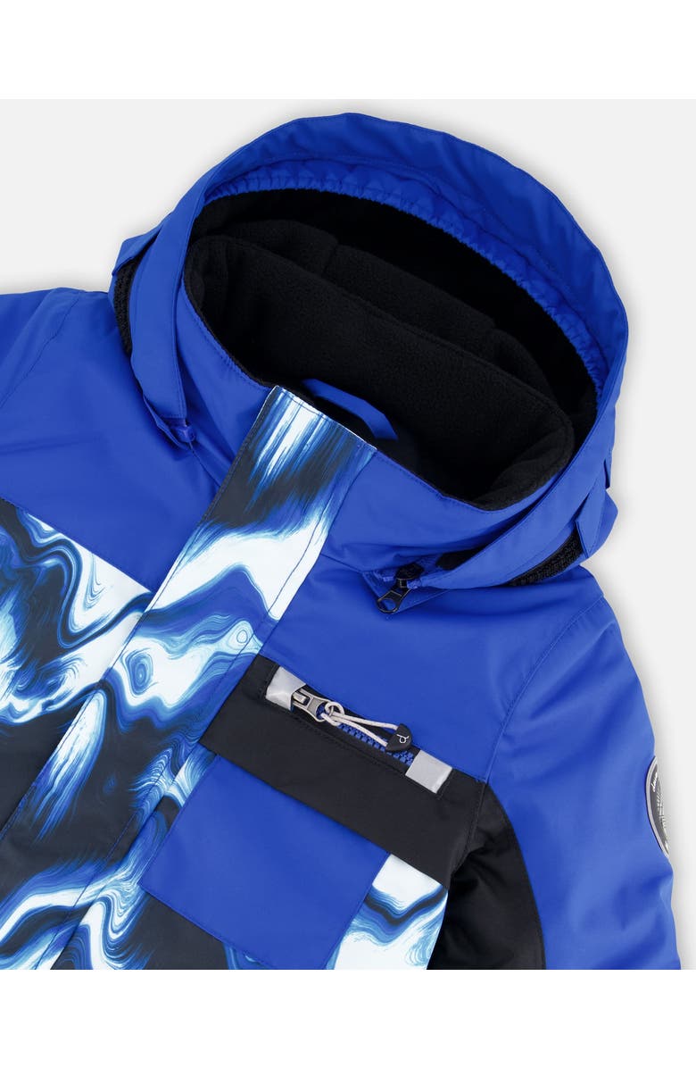 Deux par Deux One-Piece Play Snowsuit Colorblocking, Alternate, color, Black