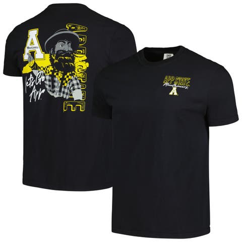 Men's Black Appalachian State Mountaineers Hyperlocal Comfort Colors T-Shirt