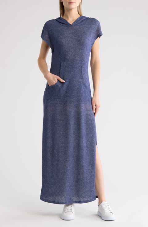 Short Sleeve Hoodie Dress