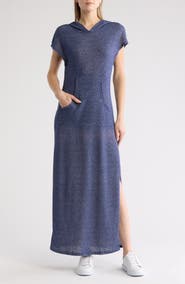 GO COUTURE Short Sleeve Hoodie Dress