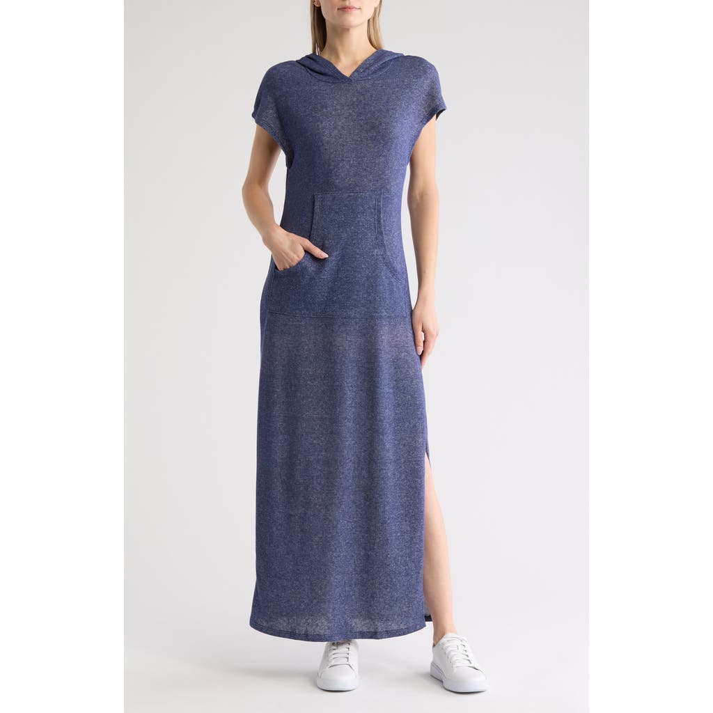 Go Couture Short Sleeve Hoodie Dress