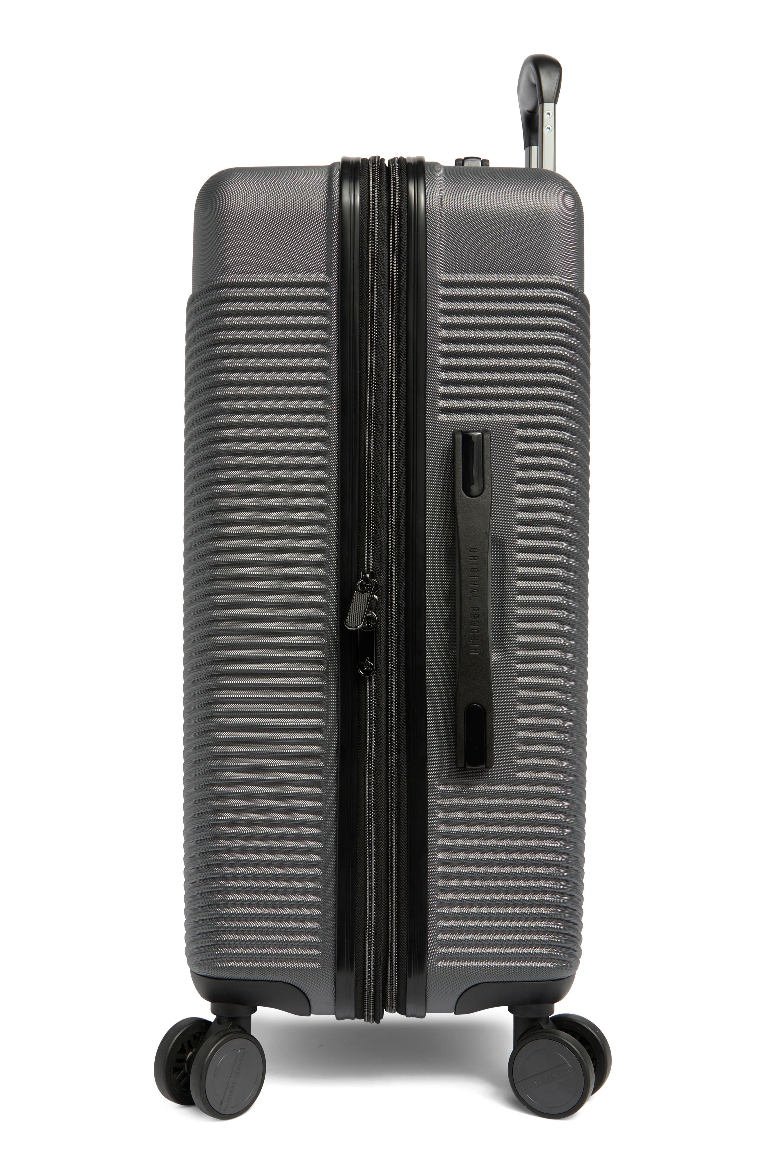 Original Penguin Eli 25-Inch Hardside Spinner Luggage, Alternate, color, Charcoal