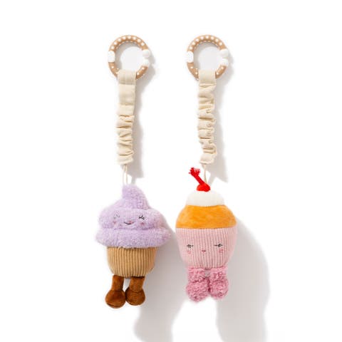 2Pk Mini Market Stroller Toys - Ice Cream & Cupcake