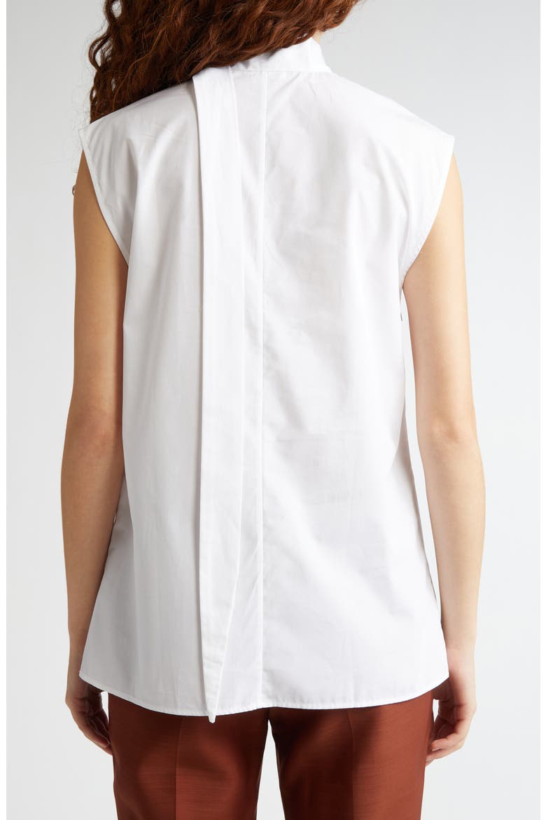 Organic Cotton Scarf Top, Alternate, color, WHITE