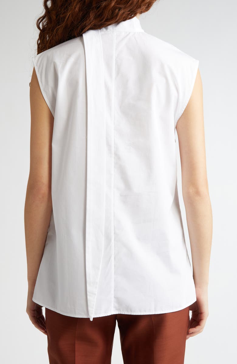 BITE Studios Organic Cotton Scarf Top, Alternate, color, White