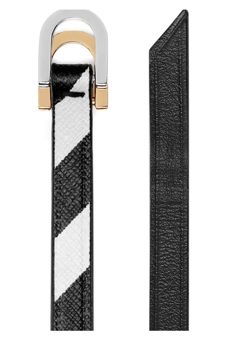 de la Vie 'Arlanda' Wrap Bracelet, Alternate, color, BLACK DIAGONAL STRIPE