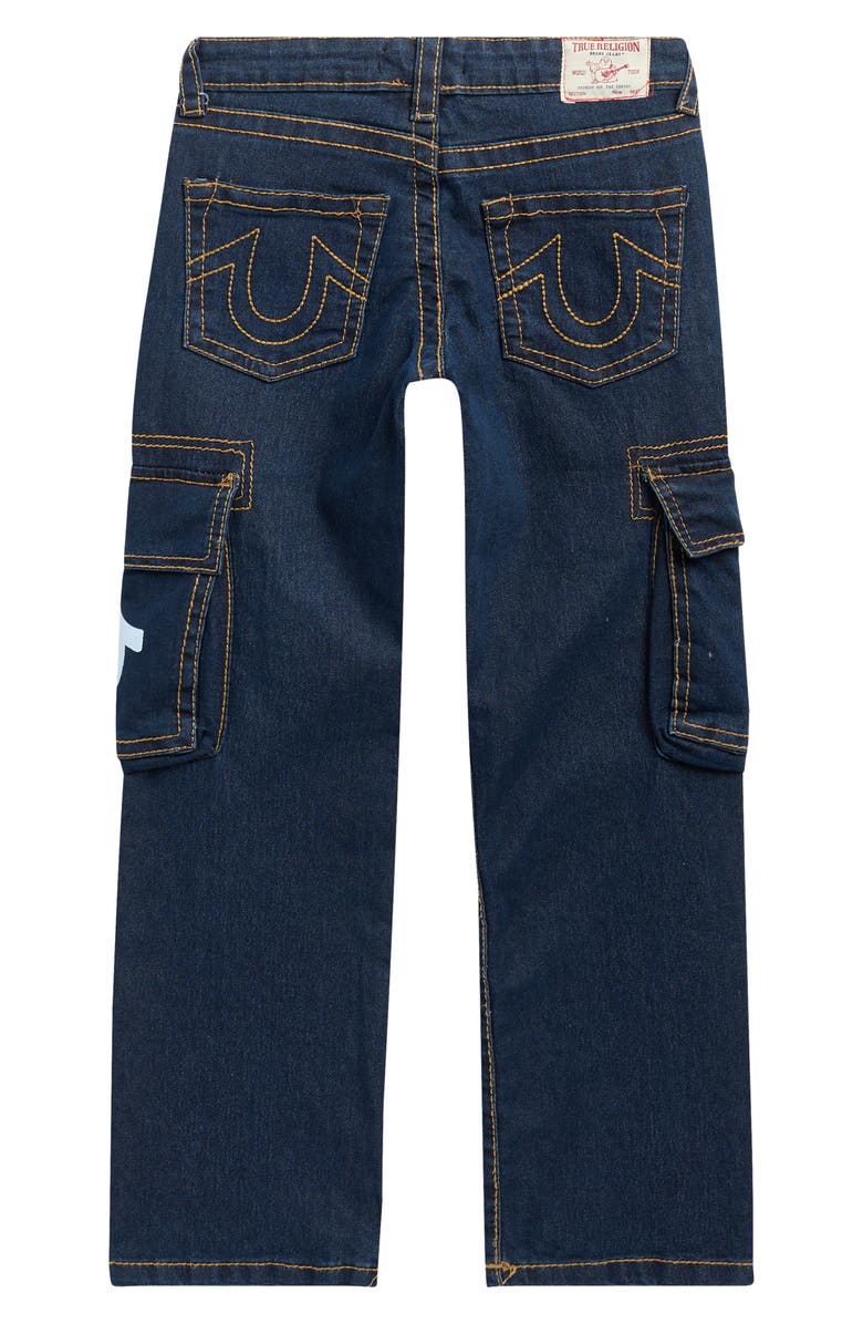 True Religion Kids' Cargo Jeans, Alternate, color, Deep Blue