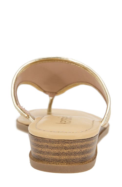 Kensie Abigail Woven Sandal In Platino