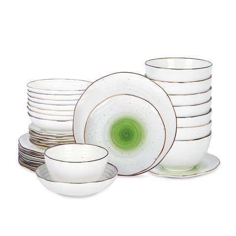 Luma Porcelain 32-Piece Dinnerware Set