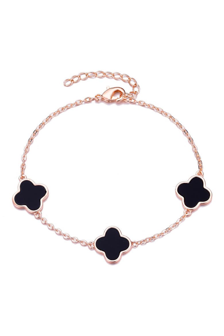 Black Clover Bracelet, Main, color, PINK-BLACK