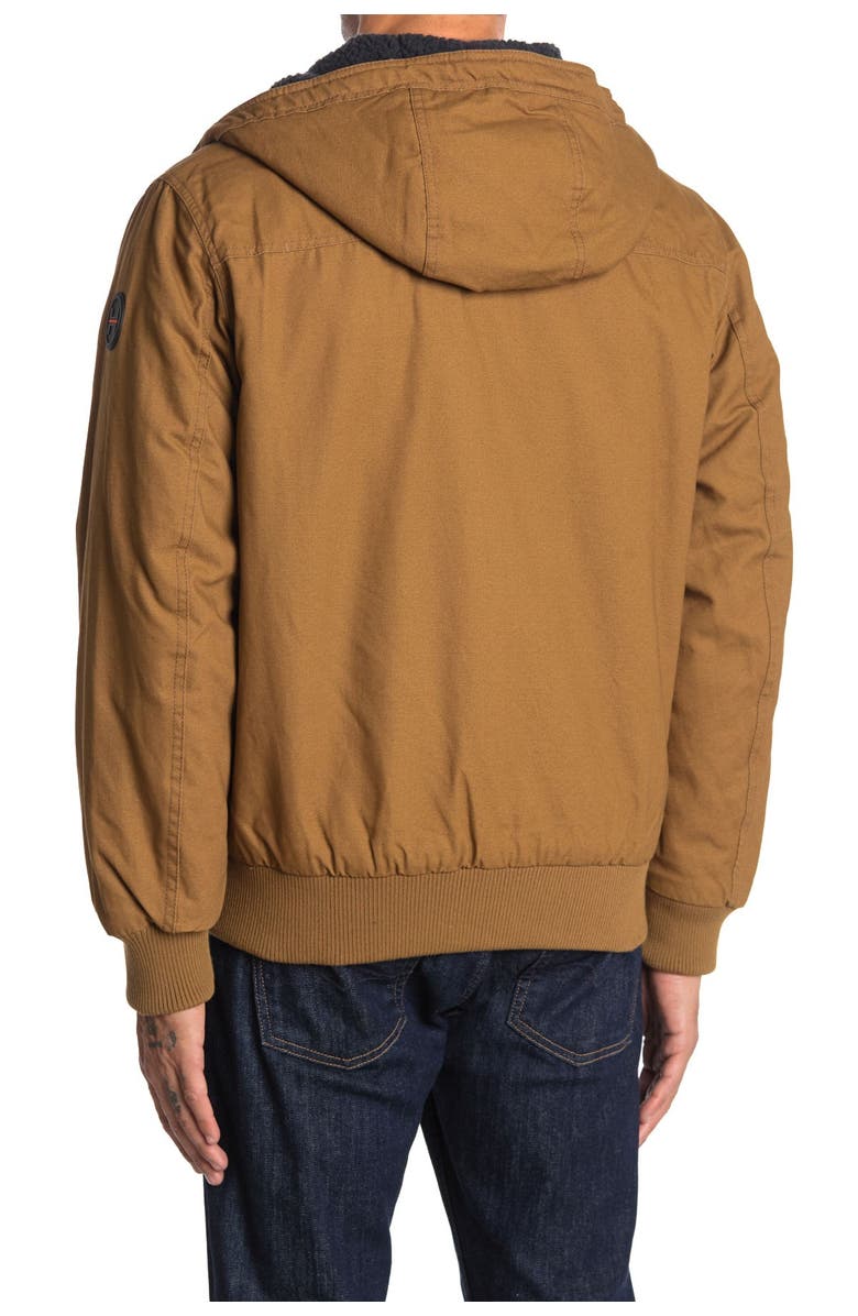 HAWKE & CO Cotton Bomber Jacket, Alternate, color, 