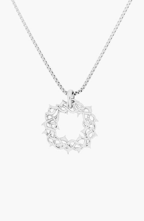Crown Of Thorns Large Pendant Necklace