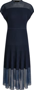 Donna Karan New York Sheer Rib Dress