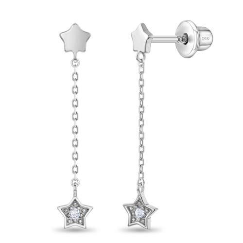 In Season Jewelry Dancing Star Girl Earrings in Silver at Nordstrom