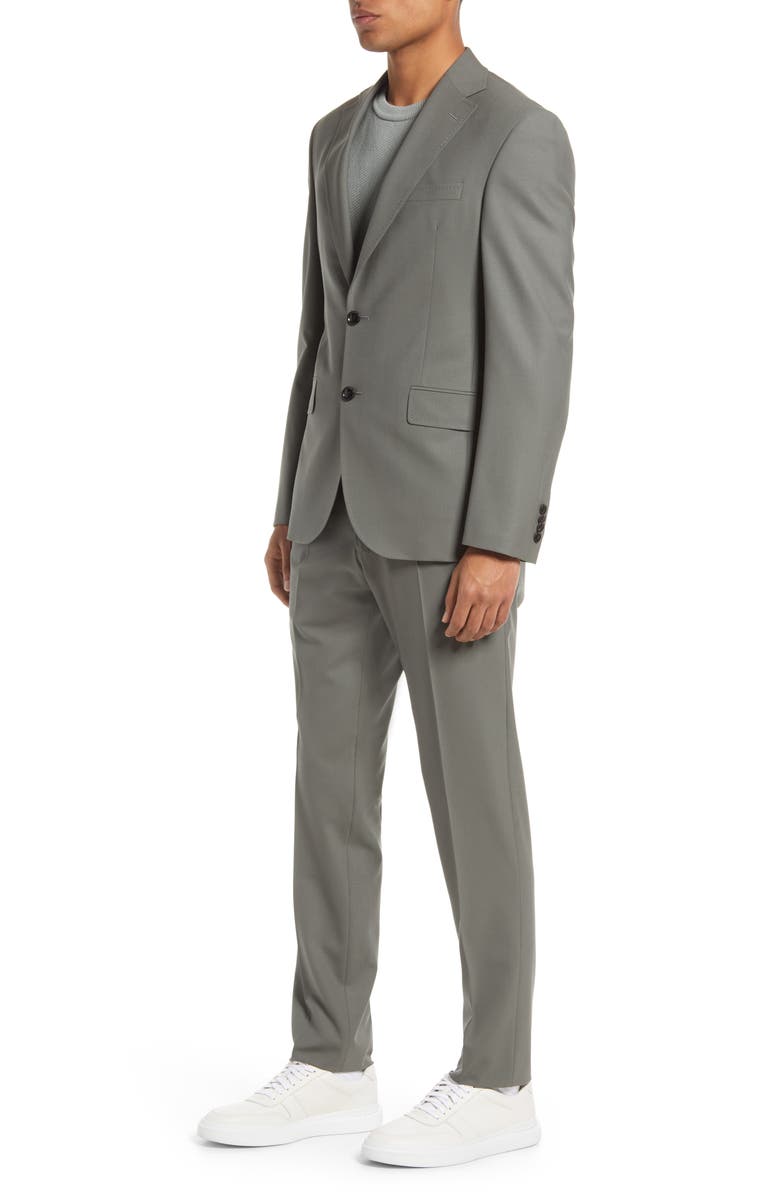 Ted Baker London Roger Extra Slim Fit Stretch Wool Suit, Alternate, color, 