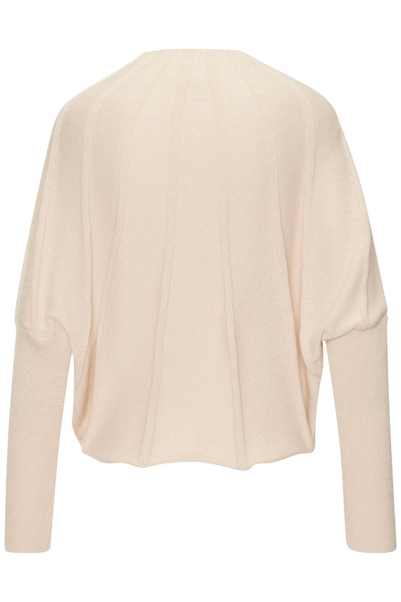 Mock Neck Ribbed Sweater, Alternate, color, Beige