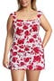 Red Graphic Floral