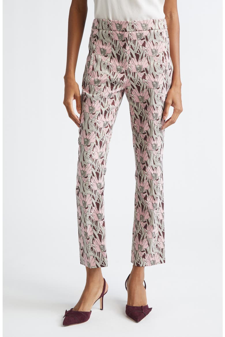 Arte Crop Pants, Main, color, RAISIN MULTI