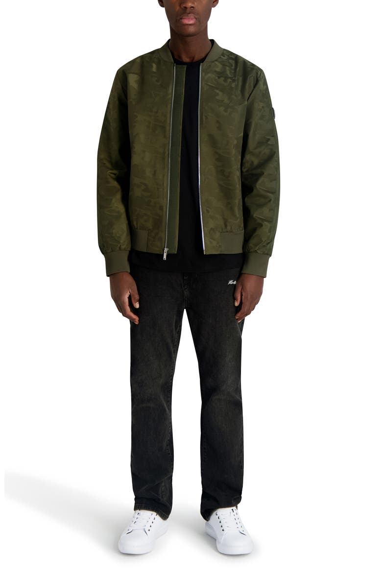 Camo Bomber Jacket, Alternate, color, OLIVE