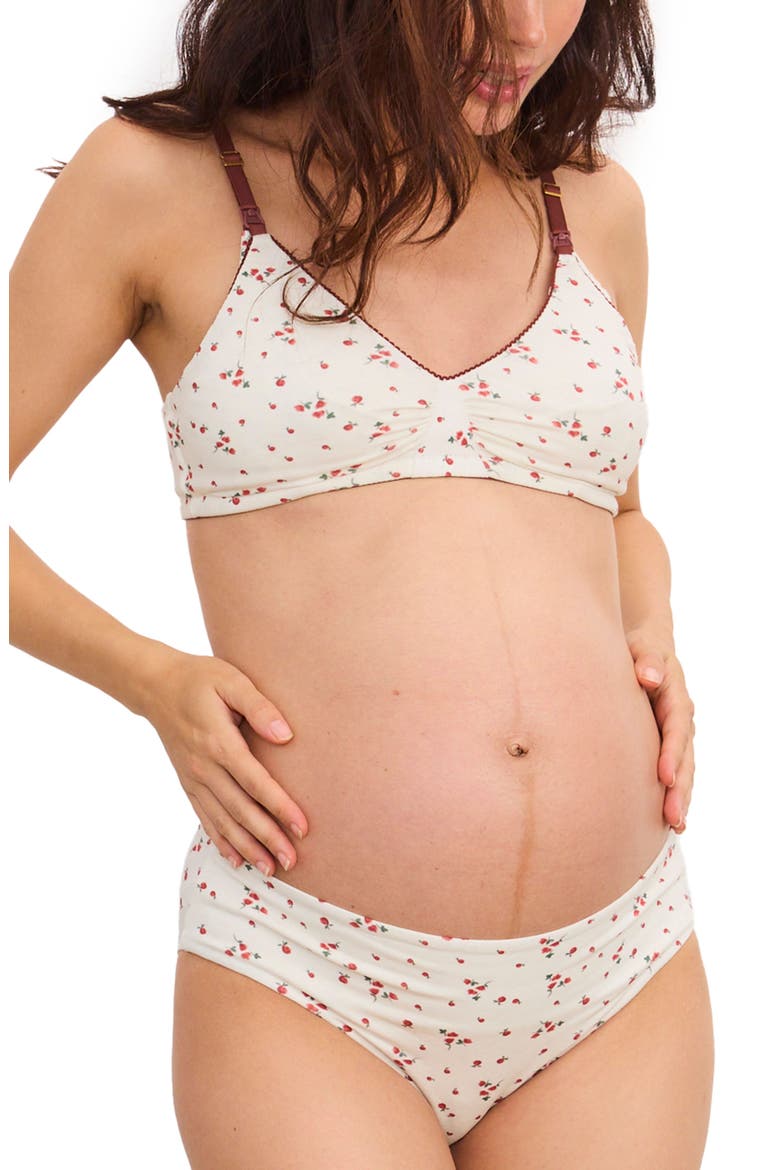The Everyday Nursing Bra, Main, color, Watercolor Rosette