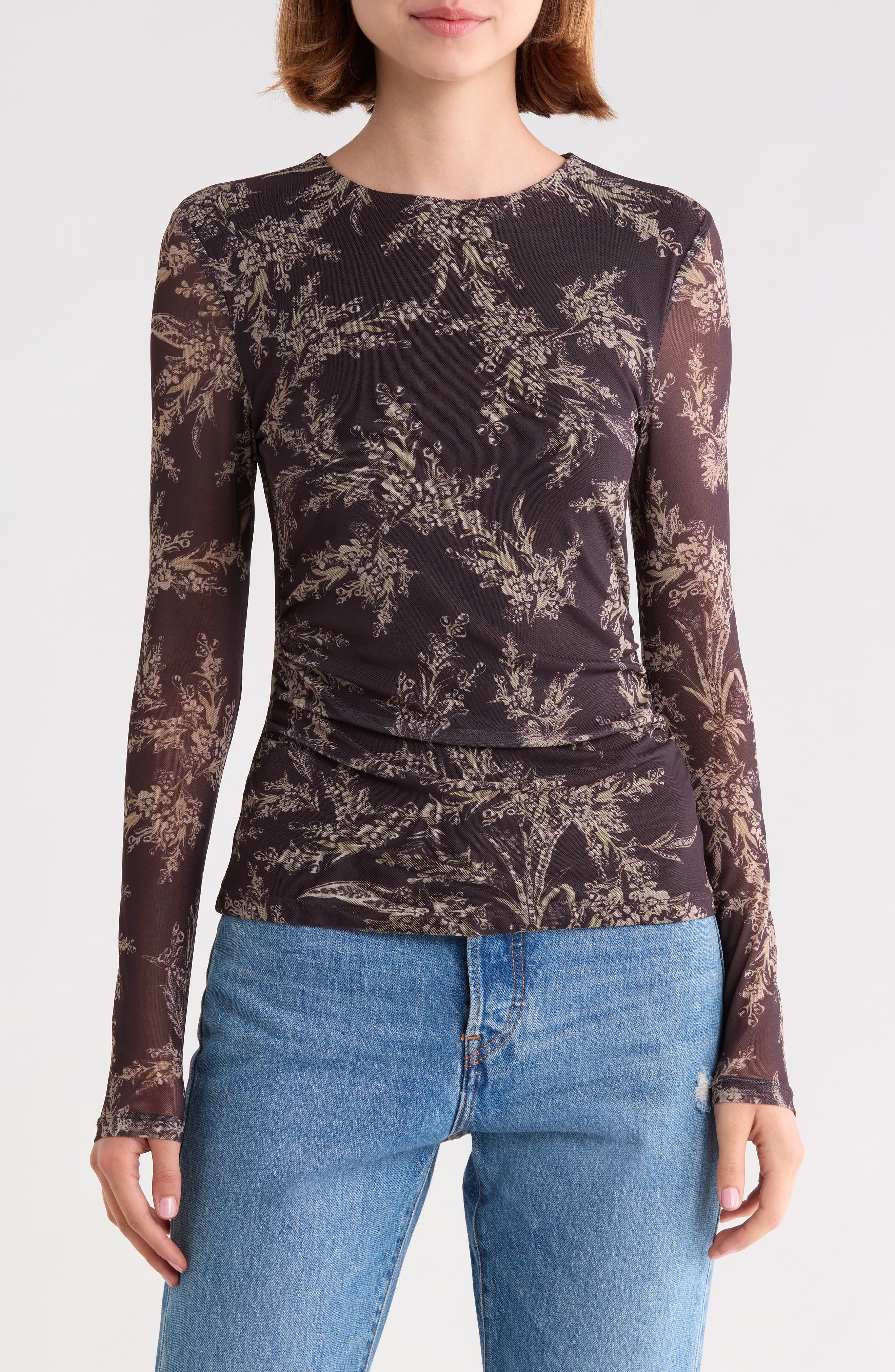 BROWN- BEIGE GINA TOILE
